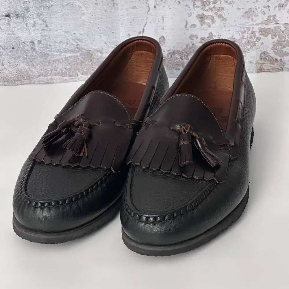 ALLEN EDMONDS Nashua Kiltie Tassel Loafer - Black, Brown
